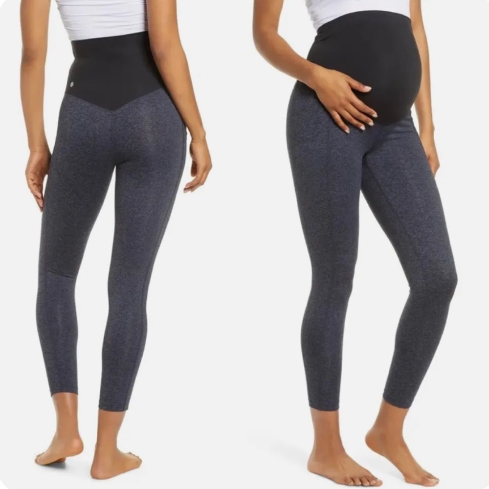 Zella Black and Gray Leggings for Active Wear